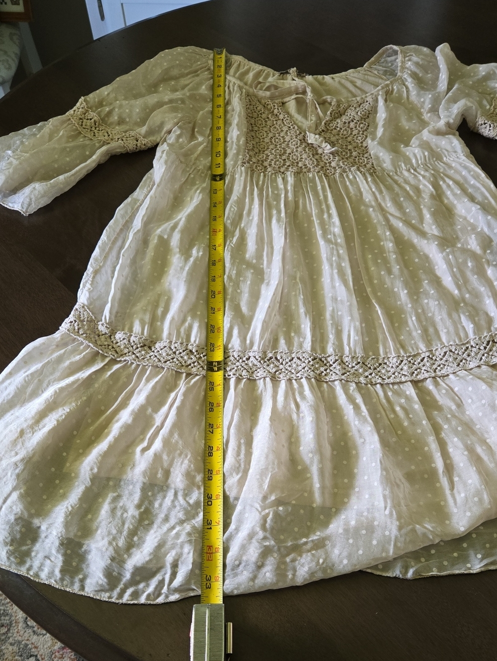 Boho Bella Umbra Italian Cream Coloured Dress Size XS - Picture 6 of 9